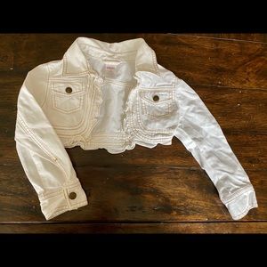 Girls Gymboree Crop Jean Jacket, Size 5